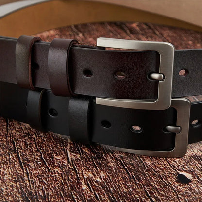 Personalized Leather Belt with 'Congrats on Being My Husband' Message